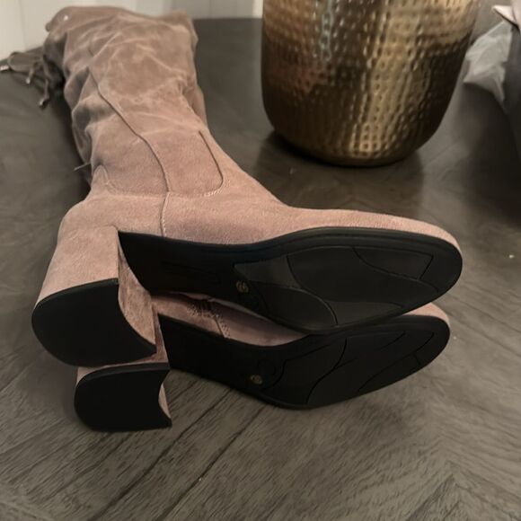 Liz Claiborne Yarmont Block Heel Over the Knee Boots - Picture 3 of 5